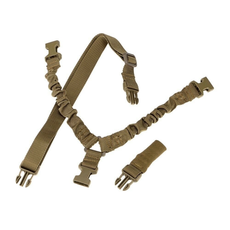 Single Point Gun Rifle Sling Bungee Strap w/ M-LOK Quick Release QD Sling Swivel | West Lake Tactical