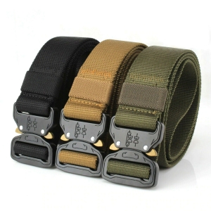 Casual Military Tactical Belt Mens Army Combat Waistband Rescue Rigger Belts