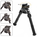 Rifle Bipod Quick Detach Mount 6.5-9" Adjustable Fit 20mm Picatinny Rail