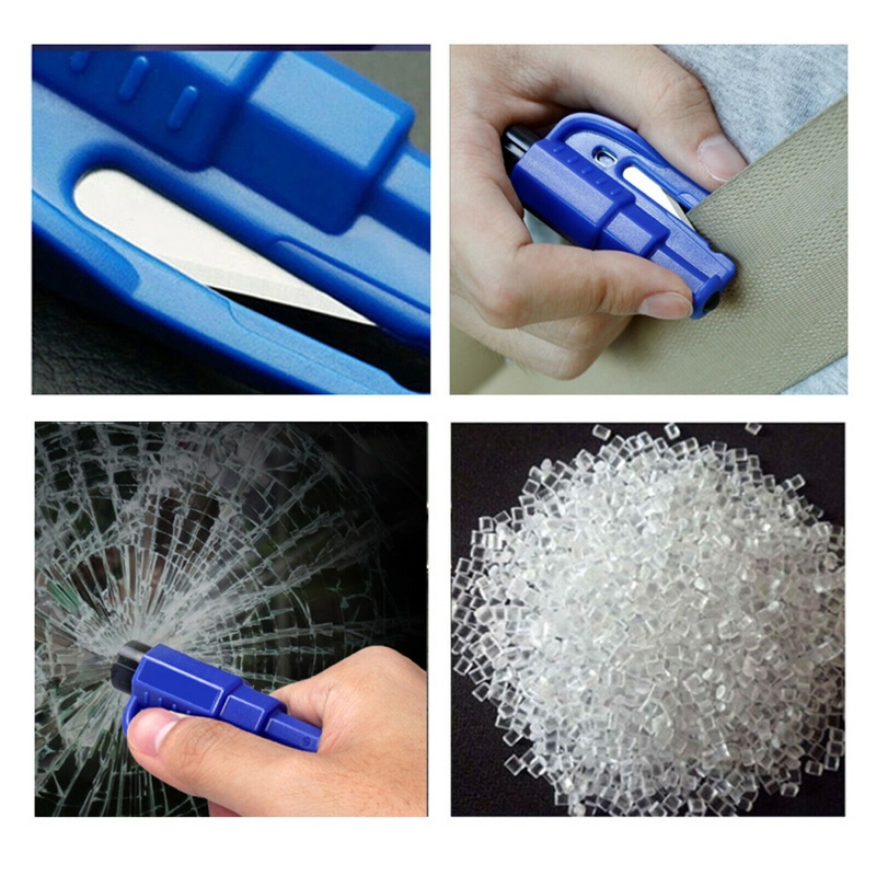 2 in 1 Emergency Window Glass Breaker Car Tool & Seat Belt Cutter Key Chain - West Lake Tactical
