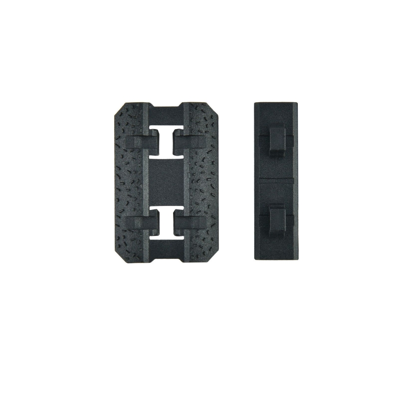 M-Lok Rail Cover Low Profile SNAP-IN Panels for MLOK Handguard Black / Tan