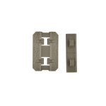 M-Lok Rail Cover Low Profile SNAP-IN Panels for MLOK Handguard Black / Tan